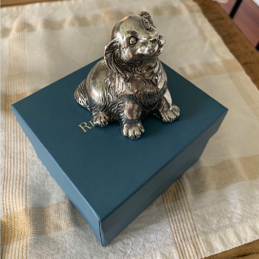 Reed & Barton Silverplate Musical Puppy